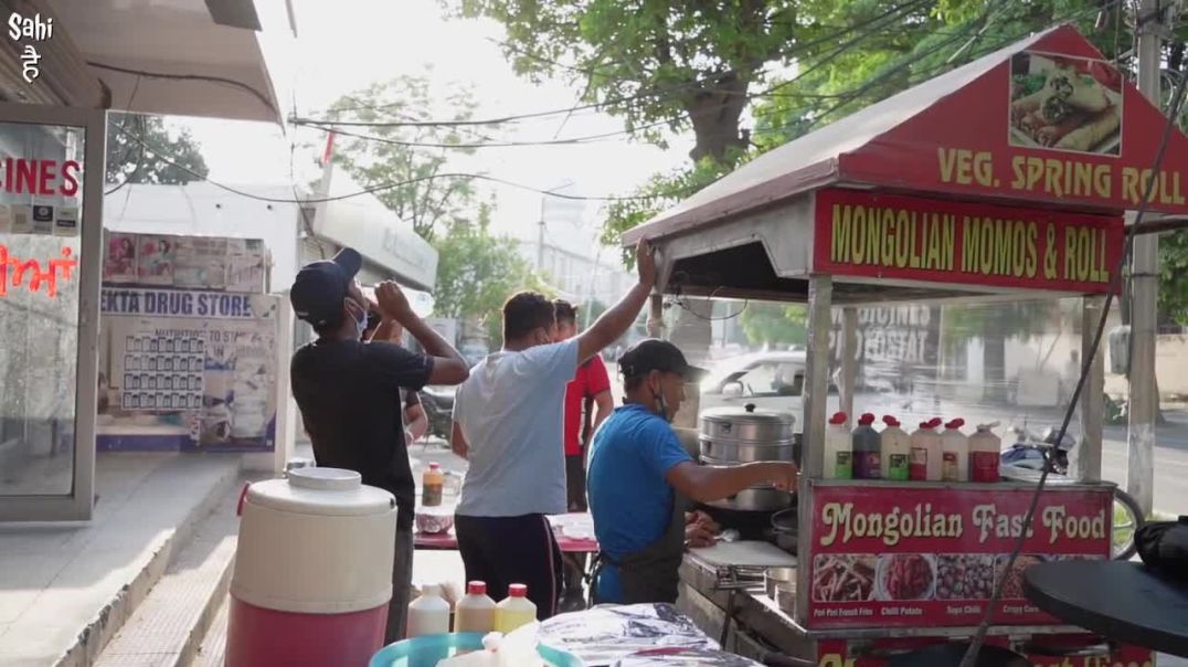 Desi Indian Chinese Food के KING _ Schezwan Momos, Kurkure Momos, Spl Noodles _ Street Food India