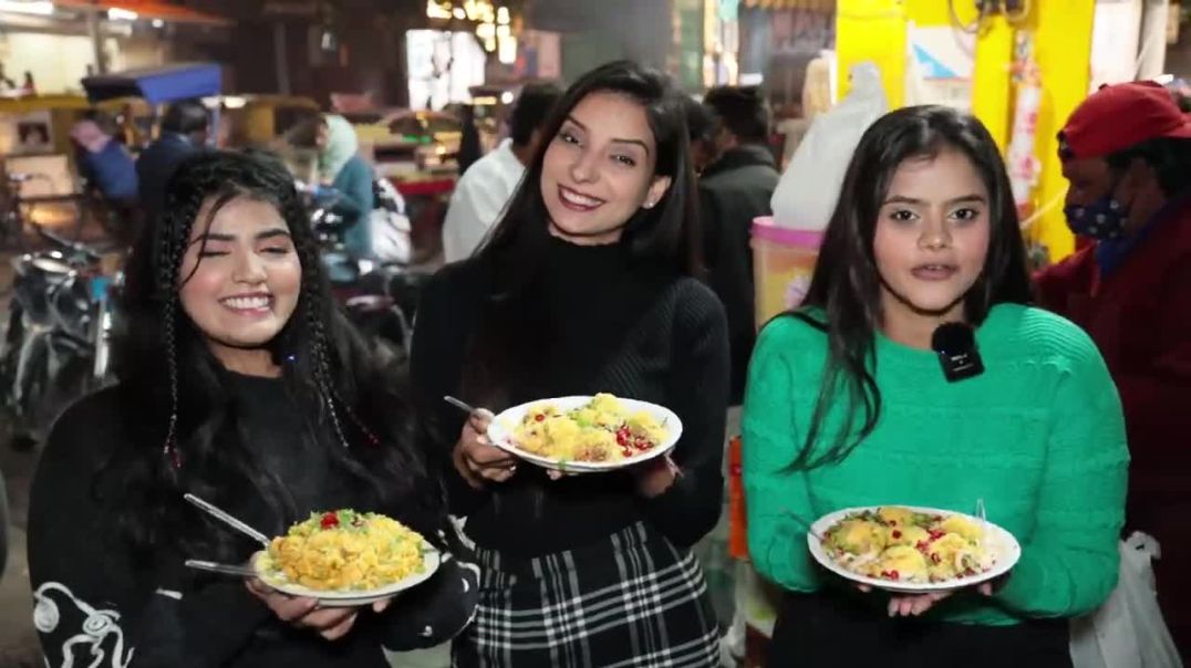 Dahi Puri, Sev Puri and Bhel Puri Eating Challenge Street Food Challenge Food Challenge