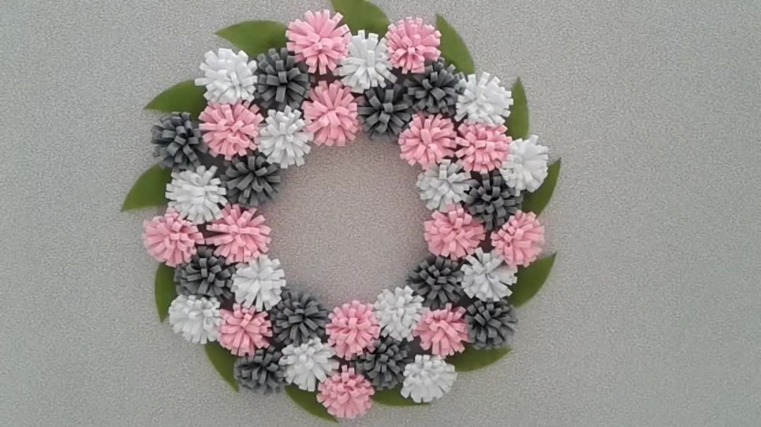⁣Keçeden Kolay Kapı Süsü Yapımı _ DIY Door Decoration
