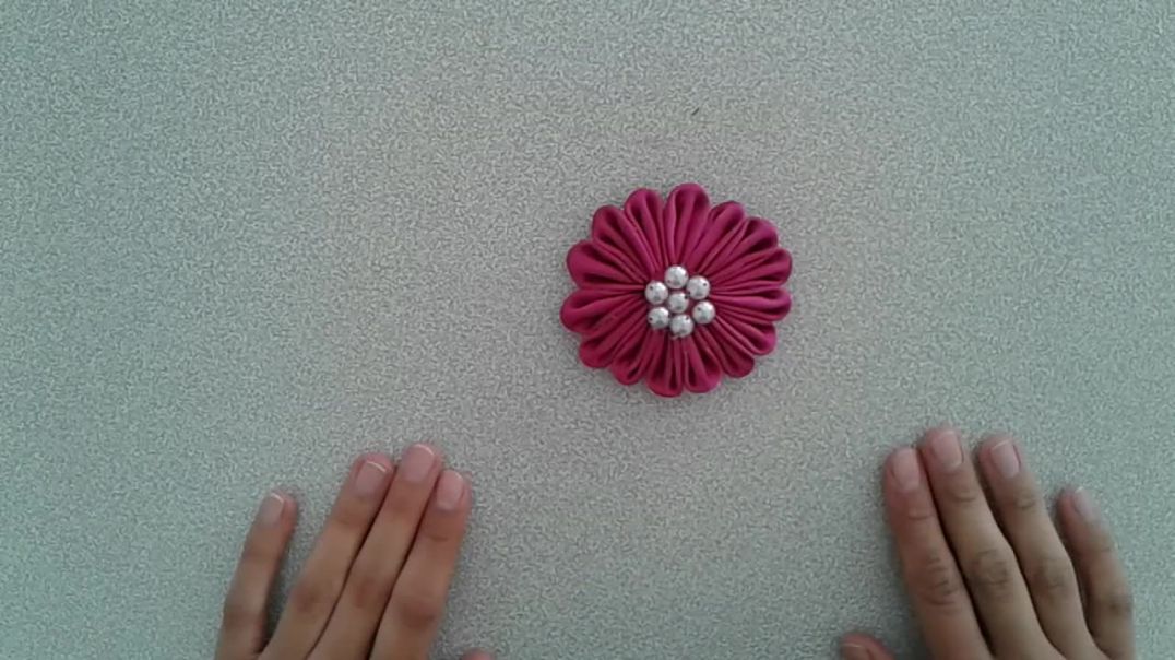 Kurdeledan Çiçek Yapımı _ DIY  Flower Making