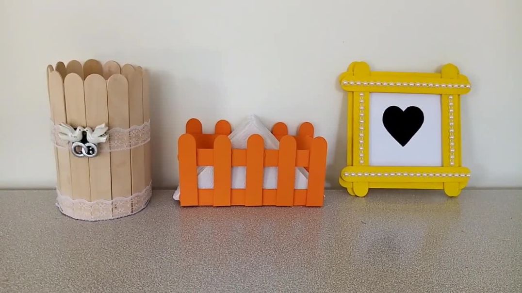 Çubuklar ile 3 Basit DIY !