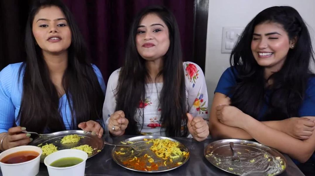 Golgappa, Spiciest Maggi, Spiciest Momos, Cheesy Maggi and Spicy ChowMein Challenge Food Challenge