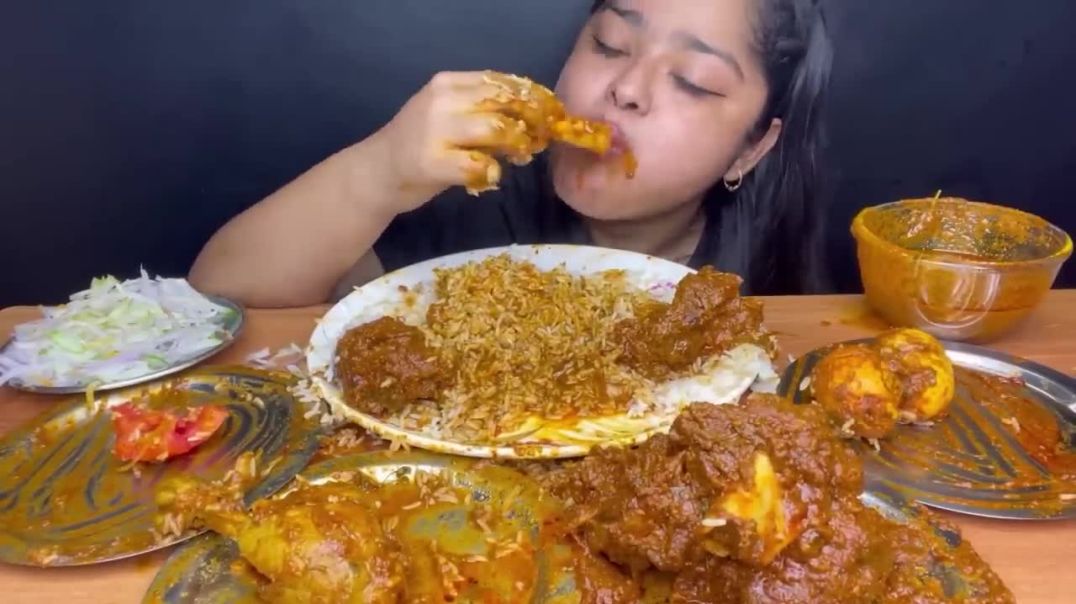 SPICY MUTTON CURRY 🔥 SPICY CHICKEN CURRY 🍗 SPICY MUTTON KALEJI CURRY AND SPICY EGG CURRY WITH RICE