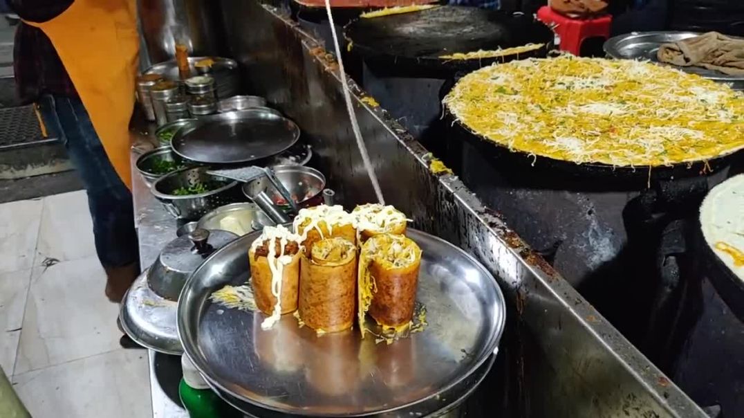 Burj Khalifa Dosa _ Big Tower of Dosas _ Indian Street Food