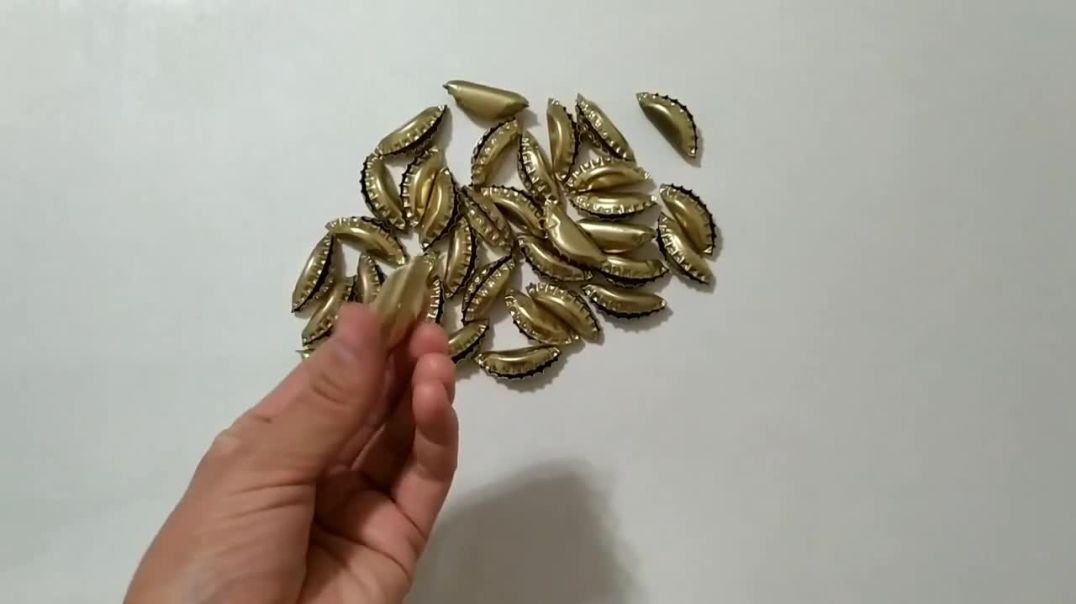 Cam Şişe Kapakları İle Harika Fikir‼️