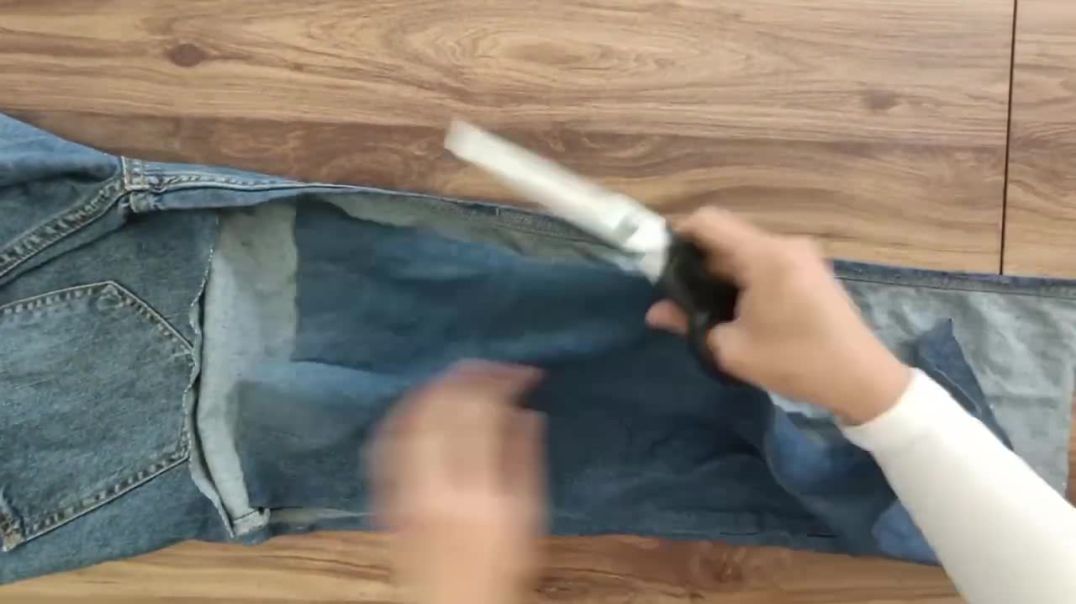 Kot Pantolondan Lastikli Toka Yapımı Making Buckles From Jeans