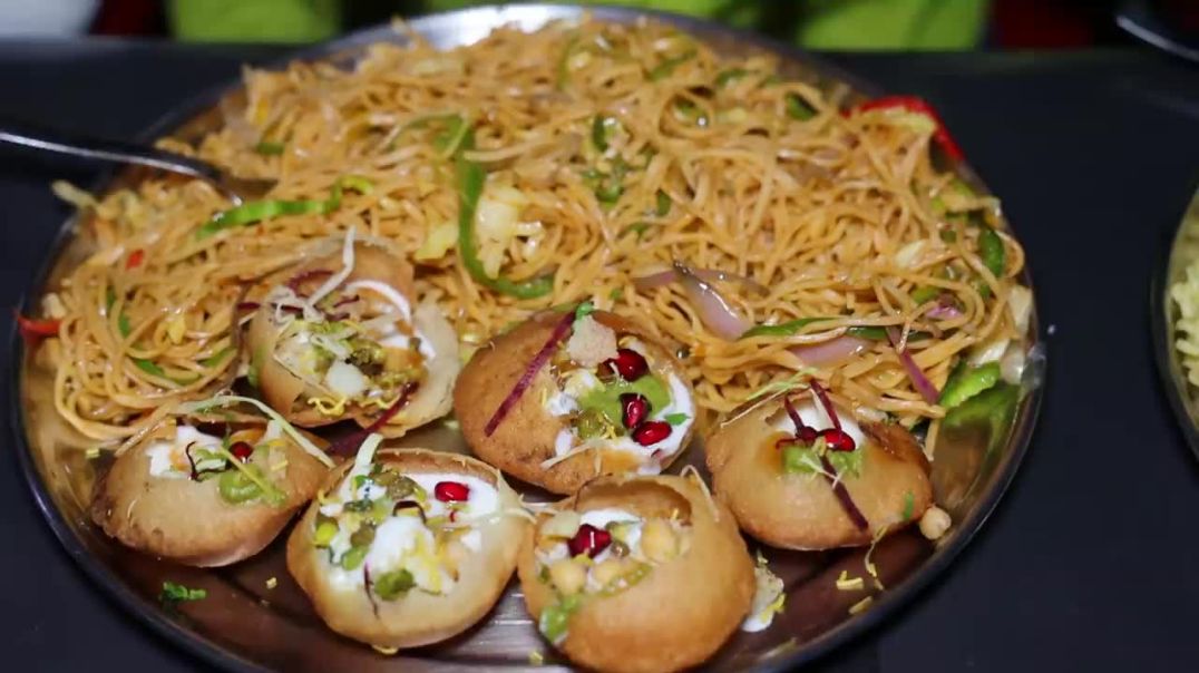 Dahi Golgappa, Noodles, Paneer Spring Rolls, Rumali Roti, Chaap and Maggi Eating Challenge