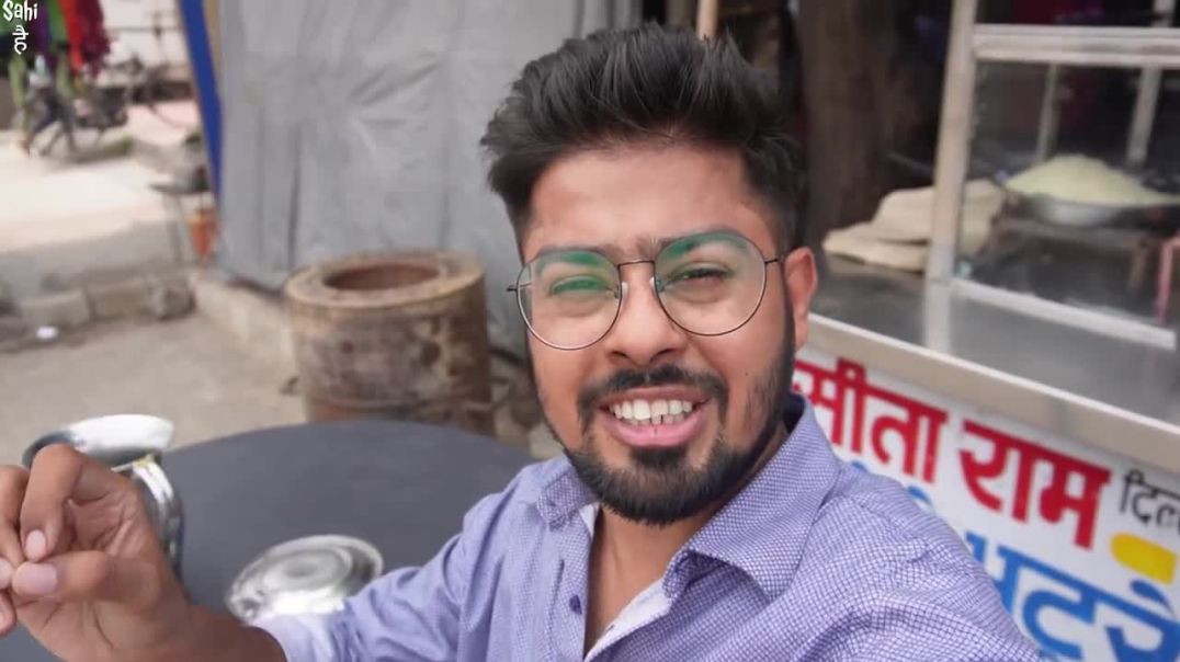 Rs 30 Only _ Unlimited Chole Aur Bomb Bhature _ Street Food India