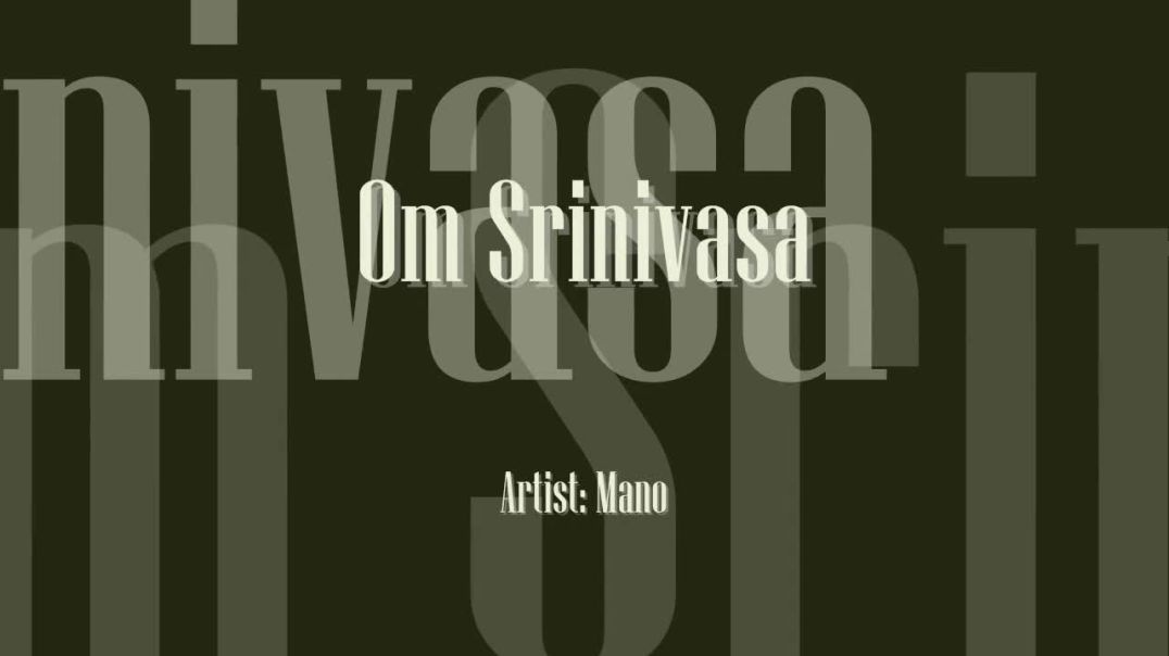 Om Srinivasa - Tamil Devotional Song