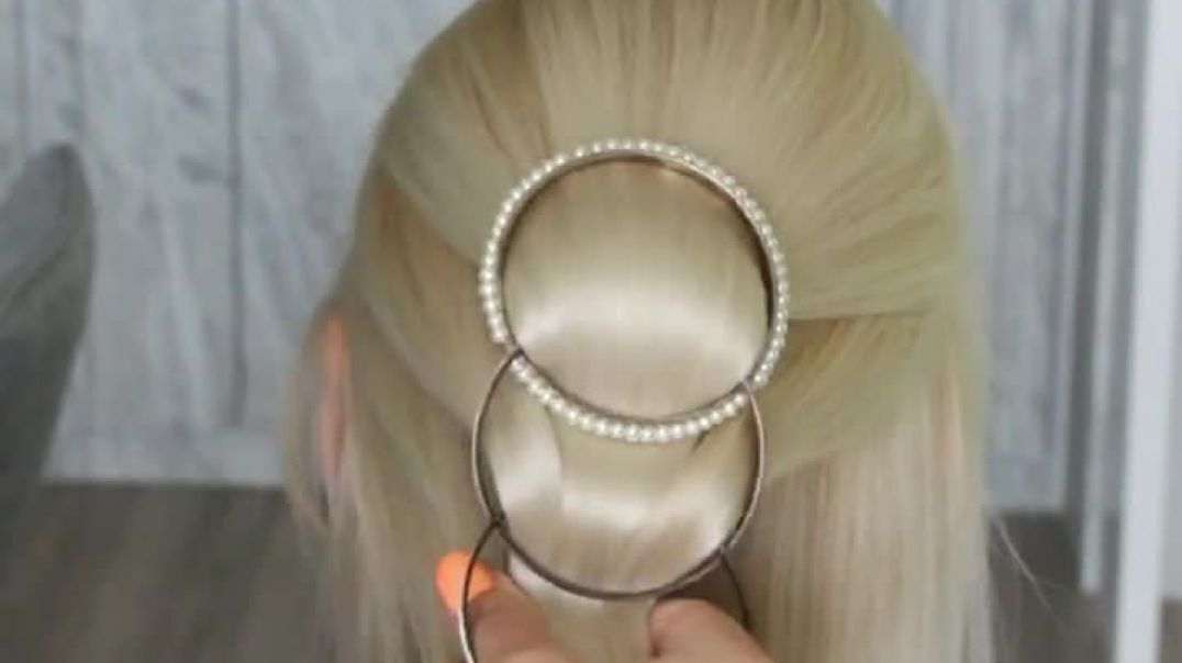 HAIRSTYLE with Hair Rings_ Bangles