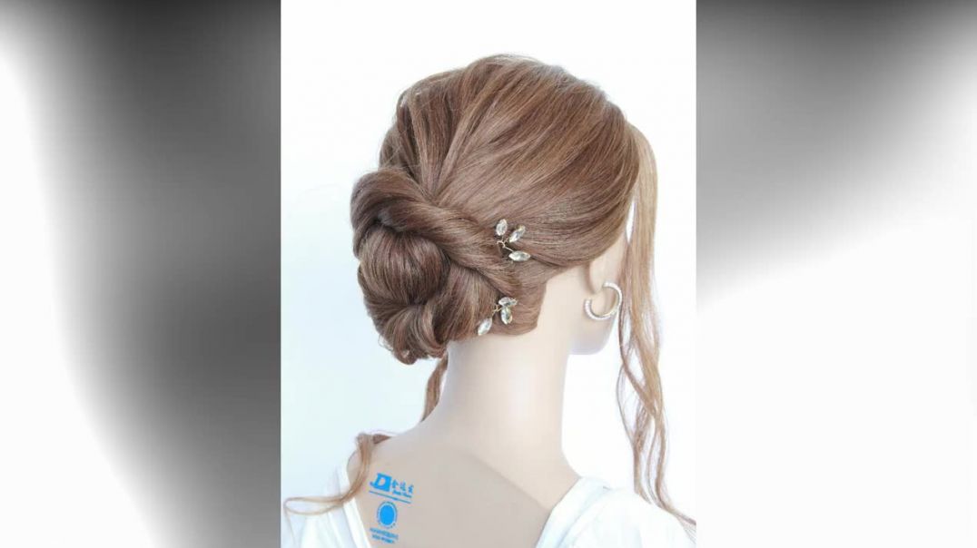 😱 EASY LOW BUN UPDO with ponytails  😱  by Another Braid