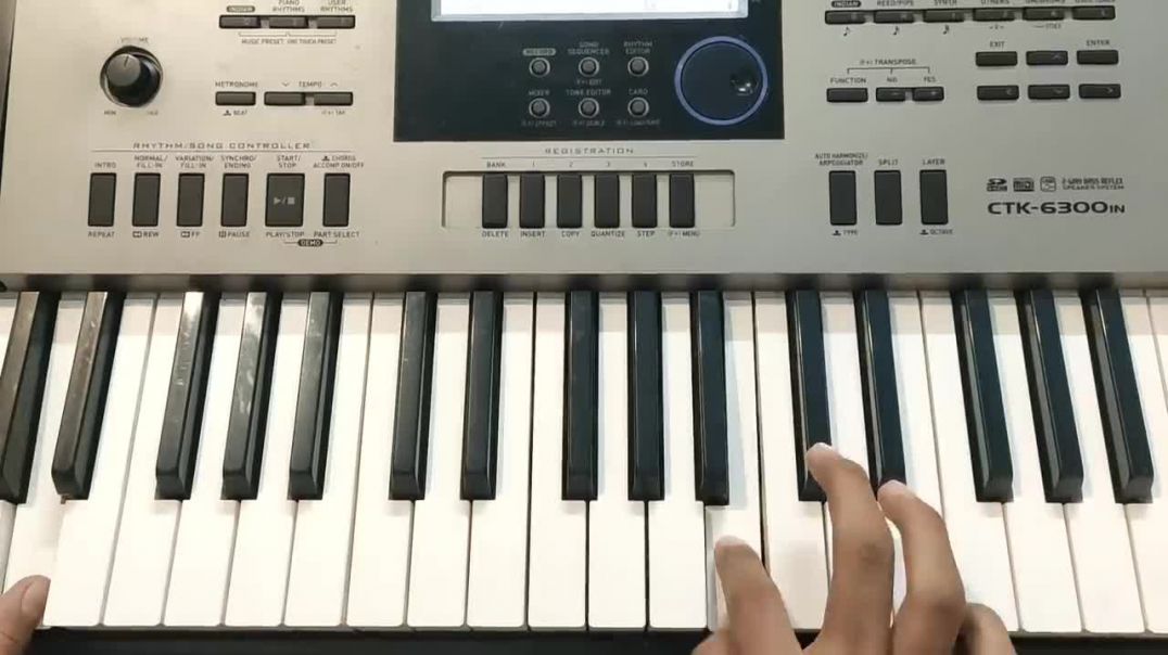 ⁣CHAND KE PAAR CHALO - Easy Piano Tutorial Best Hindi Song To Play On Piano Udit Narayan Song