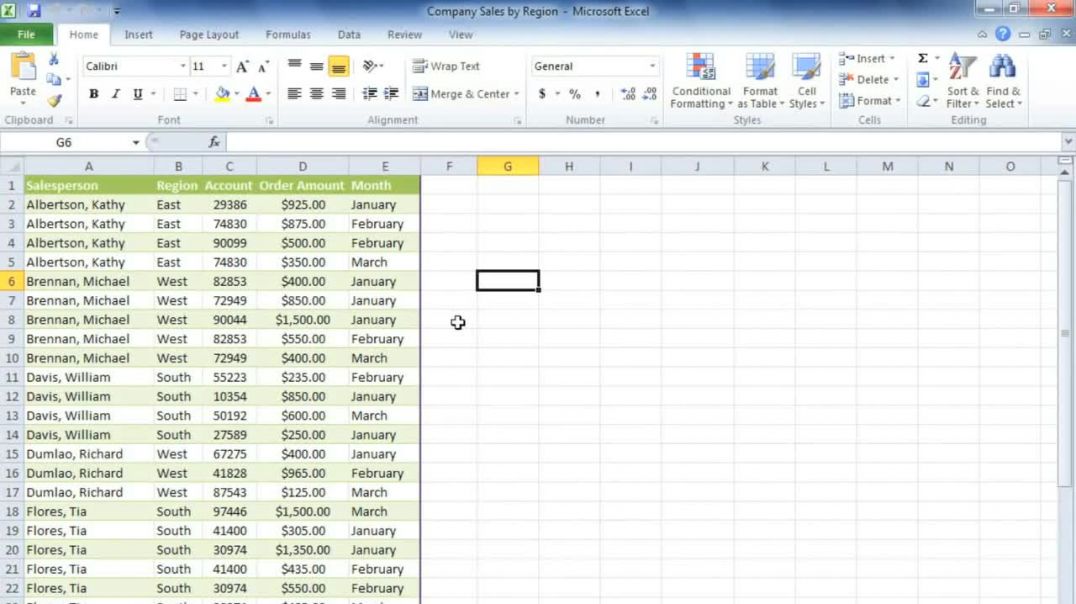 Excel 2010_ PivotTables Part 1