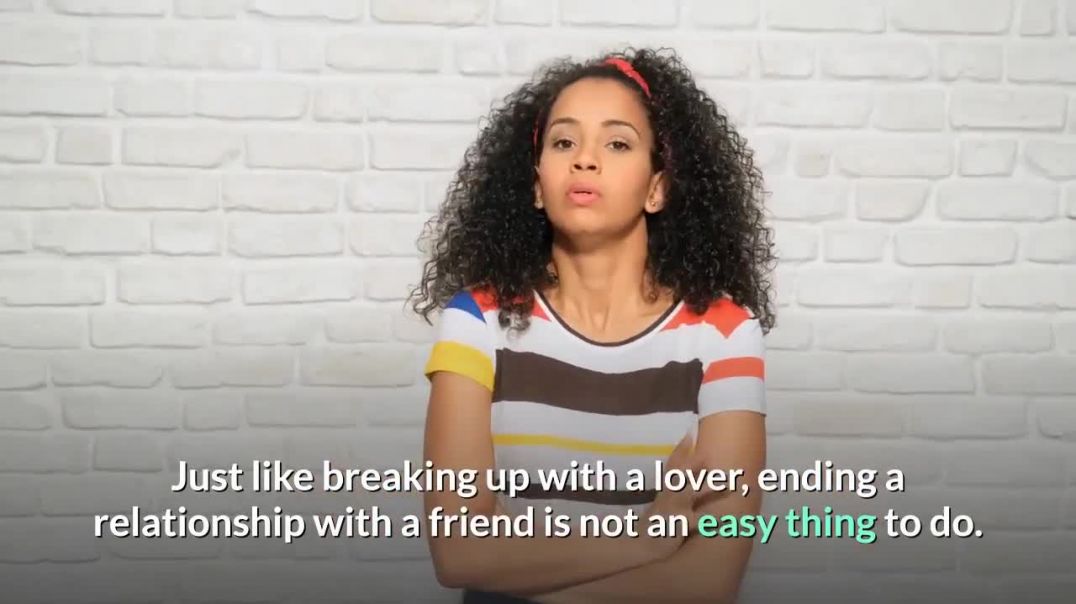⁣How To Break Up With A Toxic Friend