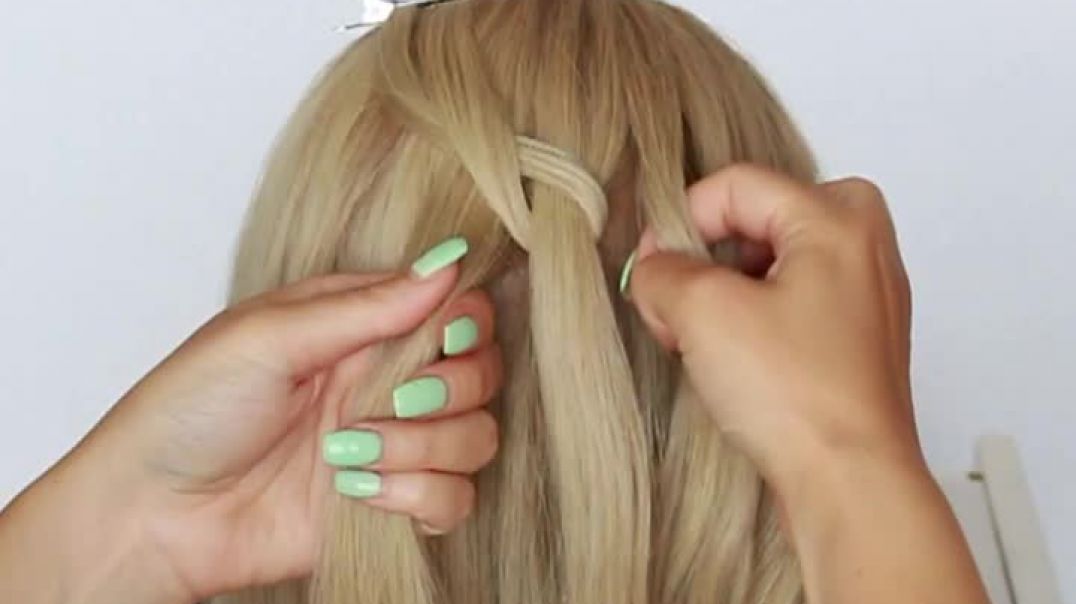 Suspended Double Loop Braid  😱 Wedding Prom Updo Hair Tutorial by Another Braid