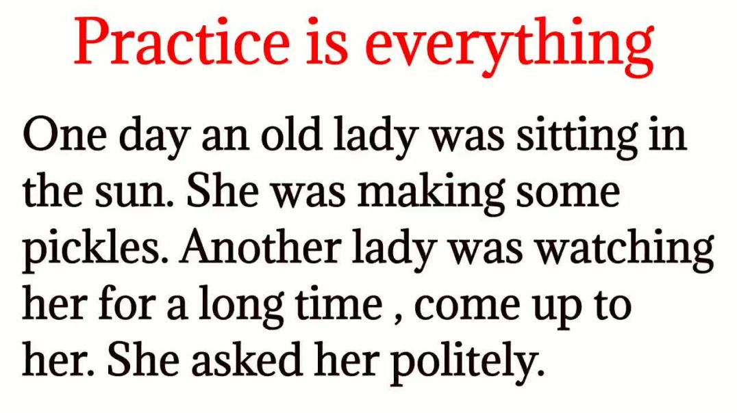 ⁣15, Practice is everything_ Englishreadingpractice paragraph_ improve your grammar