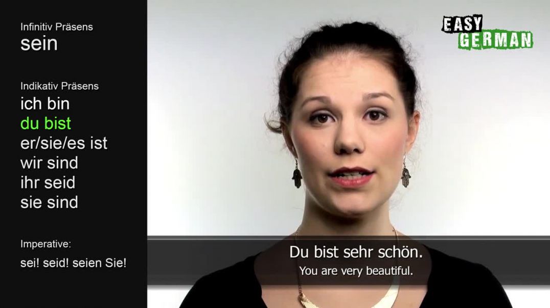 Easy German Verbs - Sein_ Du Bist