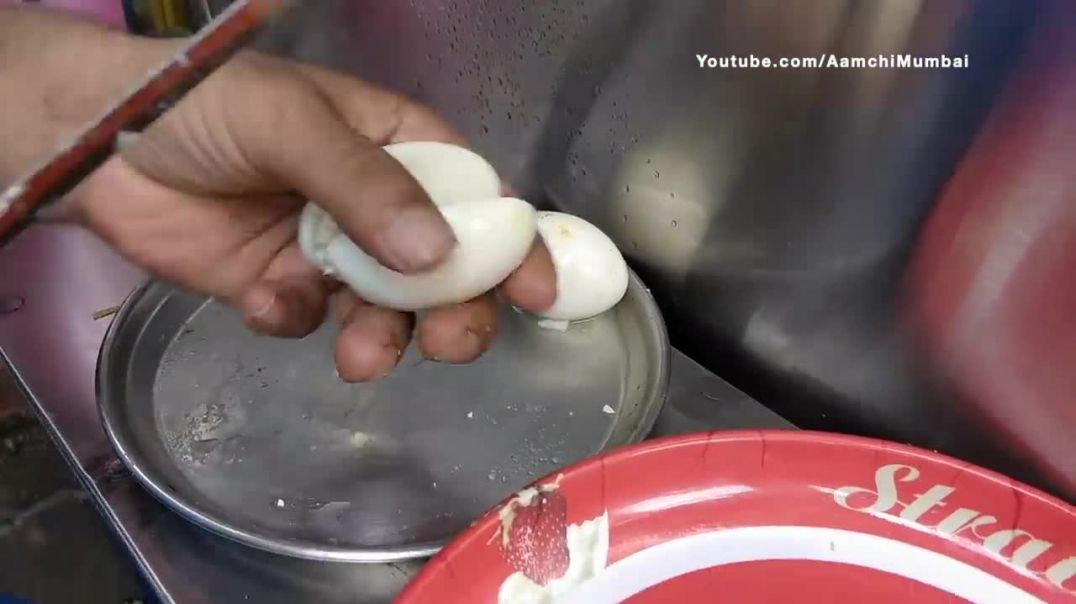 ⁣EGG PANI PURI _ Unique Boiled Anda Chaat _ Indian Street Food