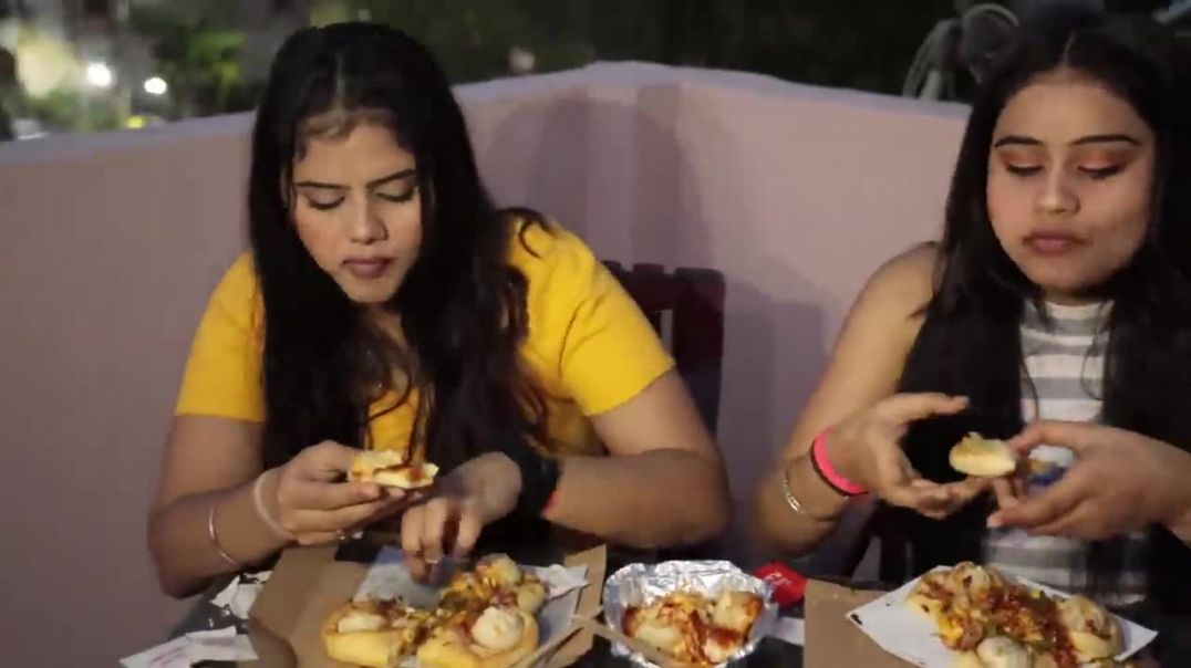 Pizza Momos ( Momo Mia Pizza ) and Baked Cheese Momos Eating Challenge Food Challenge