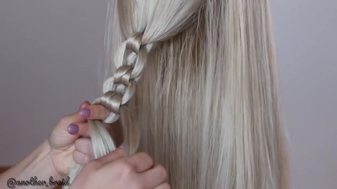 Chain braid! Beautiful and easy way to do chain braids! Chain hairstyles!