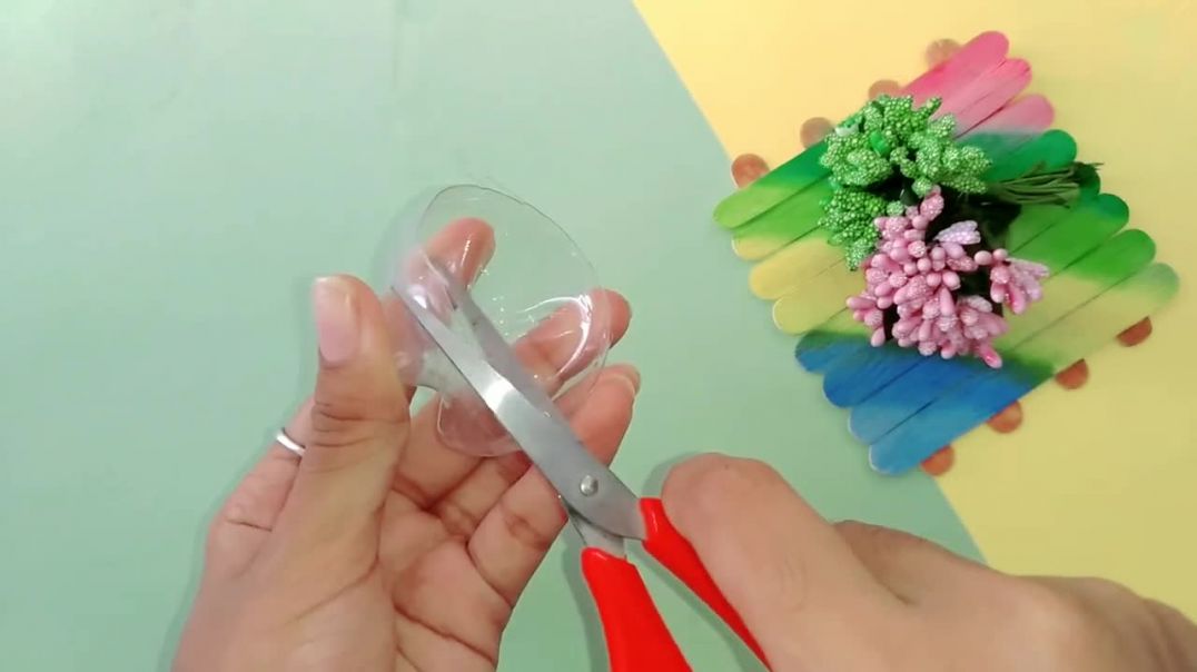 ⁣DIY Flower Nail Art Holder __ DIY Nail Art Holder __ DIY Nail Stand __ How to make Nail art holder _