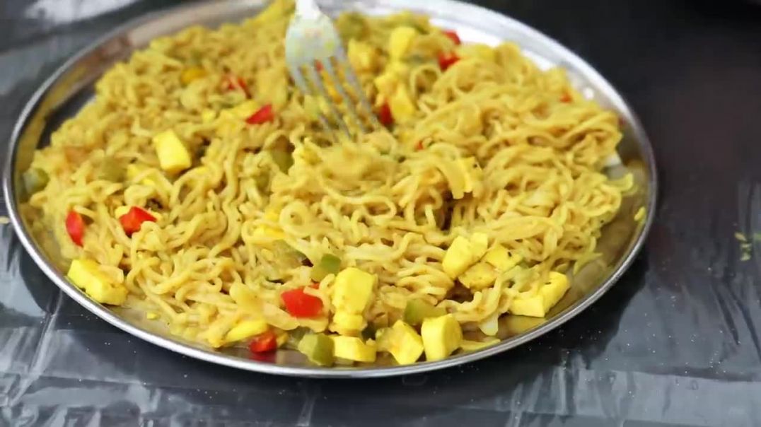 Paneer Maggi and Cheese Maggi Eating Challenge Spicy Maggi Eating Competition Food Challenge