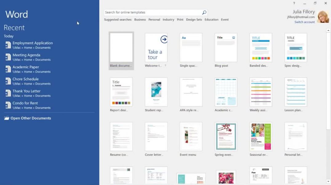⁣Word_ Getting Started