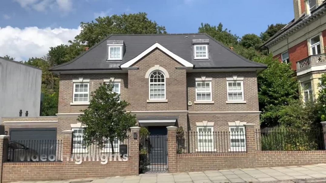 ⁣London Walk Hampstead, High Street And   Hampstead Little Alleys, Side Streets - 4k Hdr