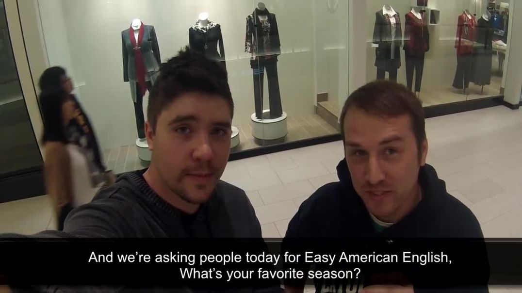 ⁣Easy English 22 - What's Your Favorite Season