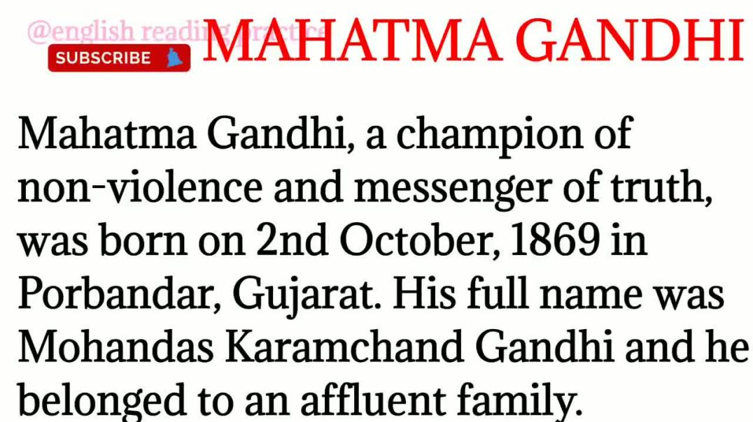 54, Biography of Mahatma Gandhi_ Ghandhiji ki जीवनी_English translation_ know about Ghandiji