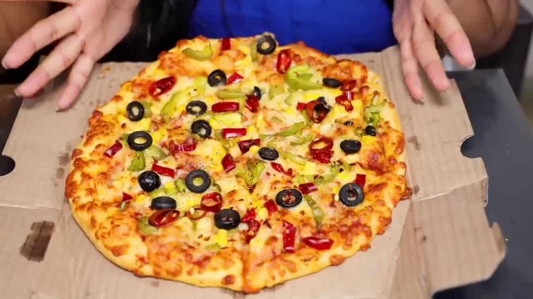 Pizza Vs Golgappa Eating Challenge Pani Puri and Pizza Eating Competition Food Challenge