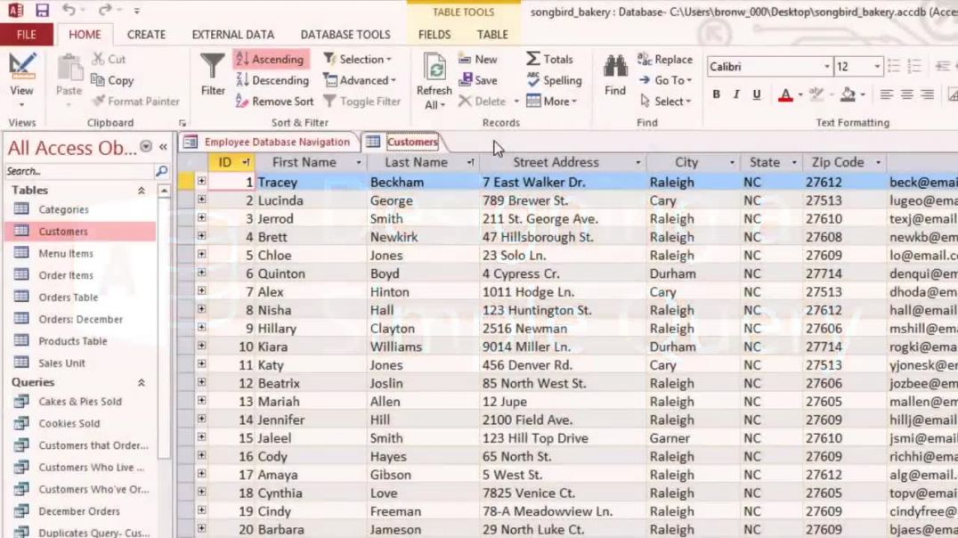 Access 2013_ Designing a Simple Query