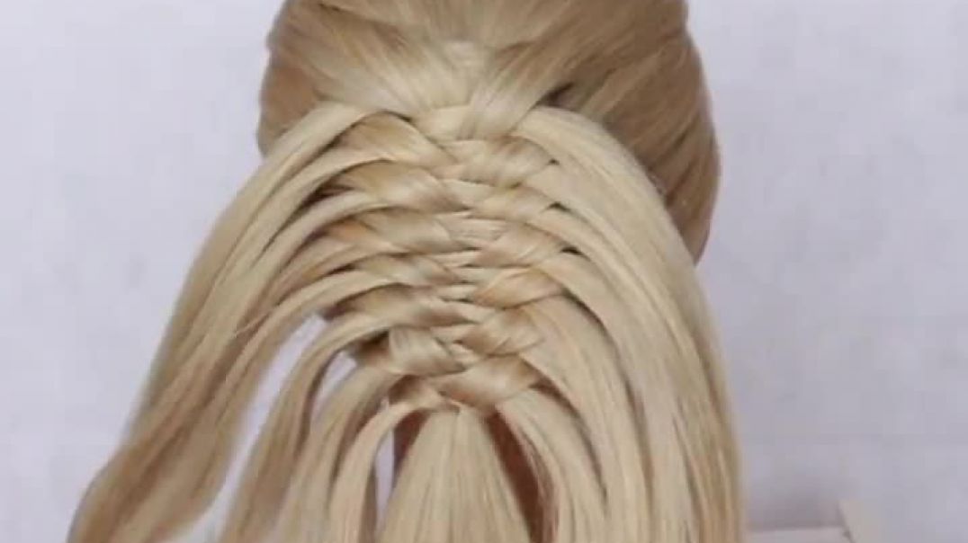 😱 EASY Knotted Braid! 😱 Super simple & perfect for long, medium & shoulder length hair