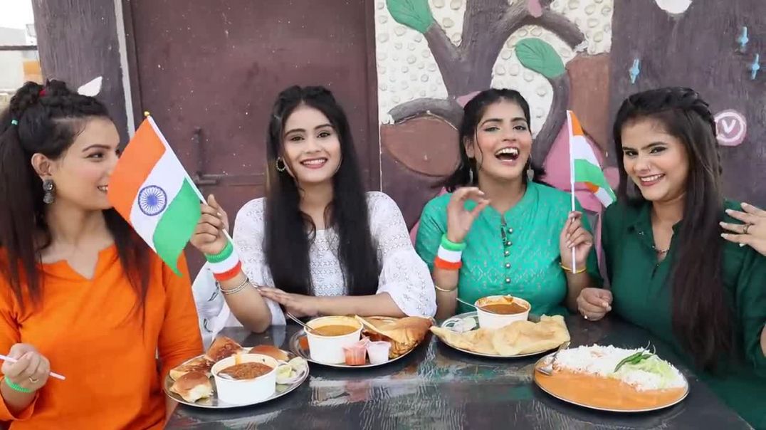 ⁣Rice with Shahi Paneer, Chole Bhature, Pav Bhaji and Masala Dosa Eating Challenge Food Challenge