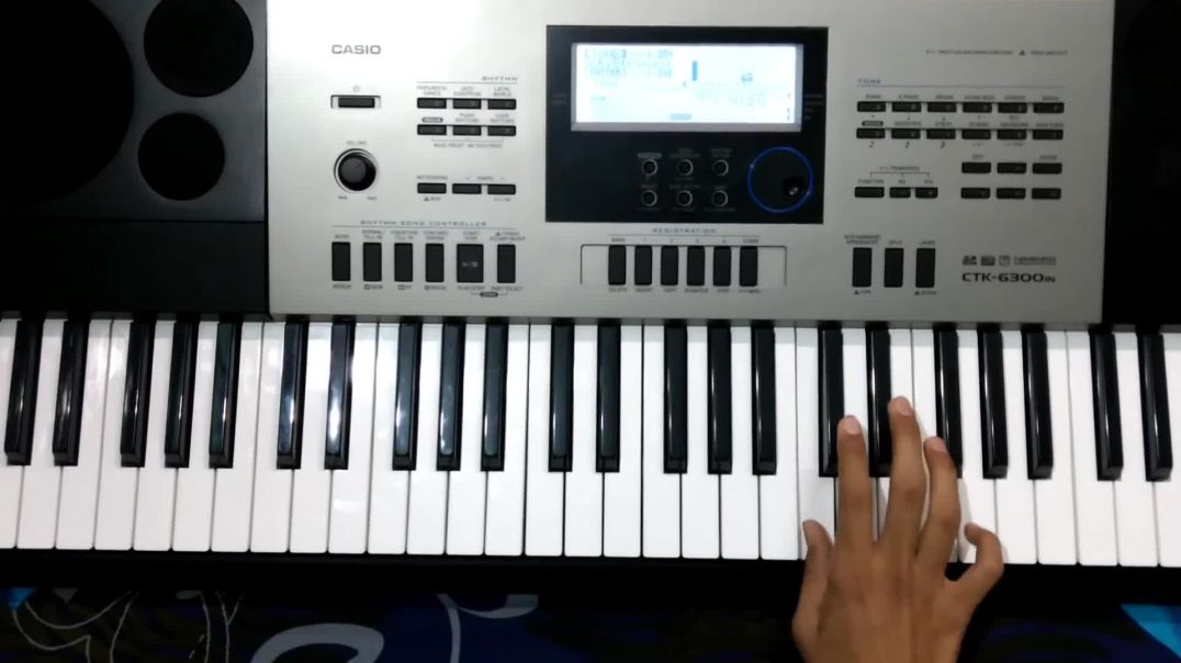 Uncho Ghalyo Palno - Rajasthani Folk Song - Piano Casio Keyboard - ऊंचो घालयो पालनो - Kuve Par Ekali