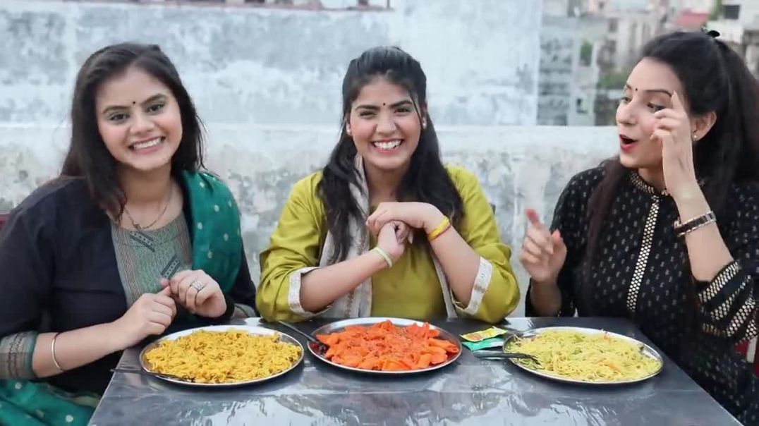 Maggi, Pasta and Chow Mein Eating Challenge Spicy Maggi, Pasta and Chow Mein Food Challenge