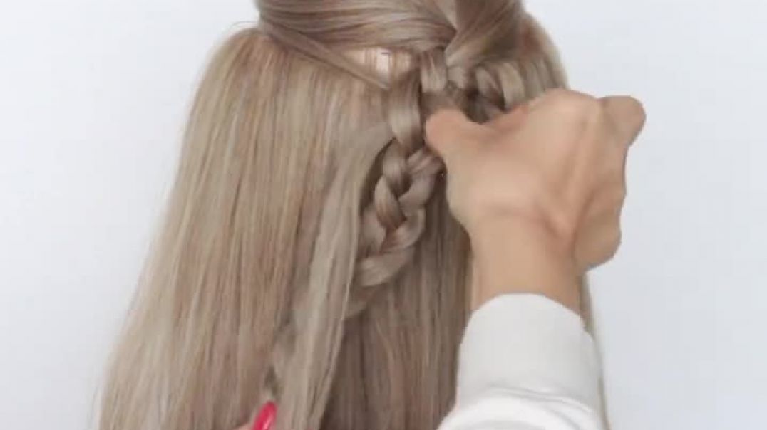 Unique Hairstyle Half-Up