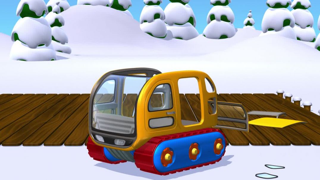 Snow Truck - Learn How To Build Toys With Tutitu