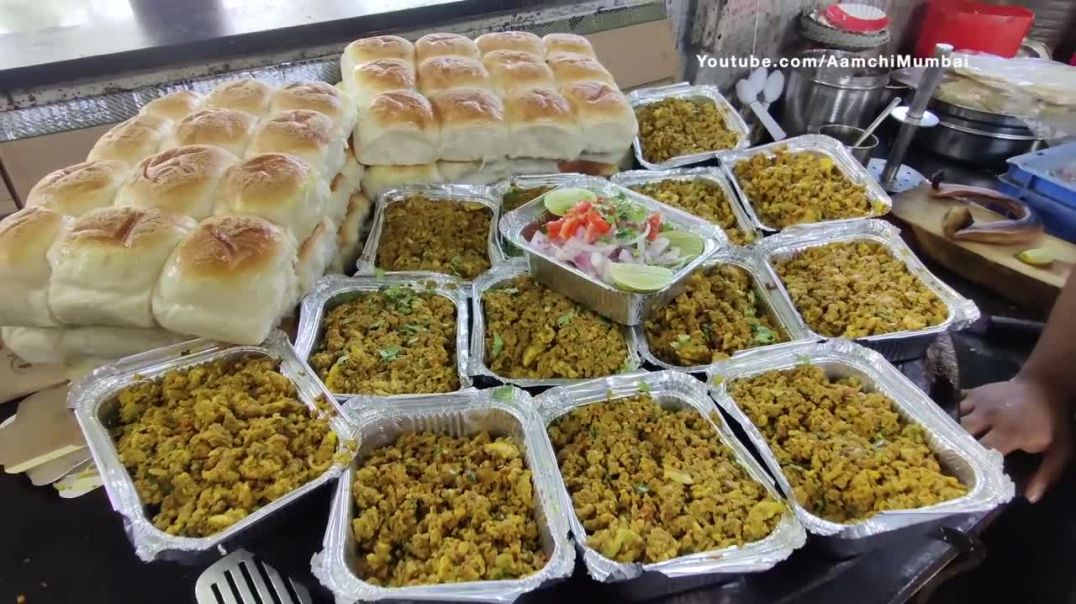 Indian Style Scrambled Eggs _ 50 Eggs Anda Bhurji _ Indian Street Food