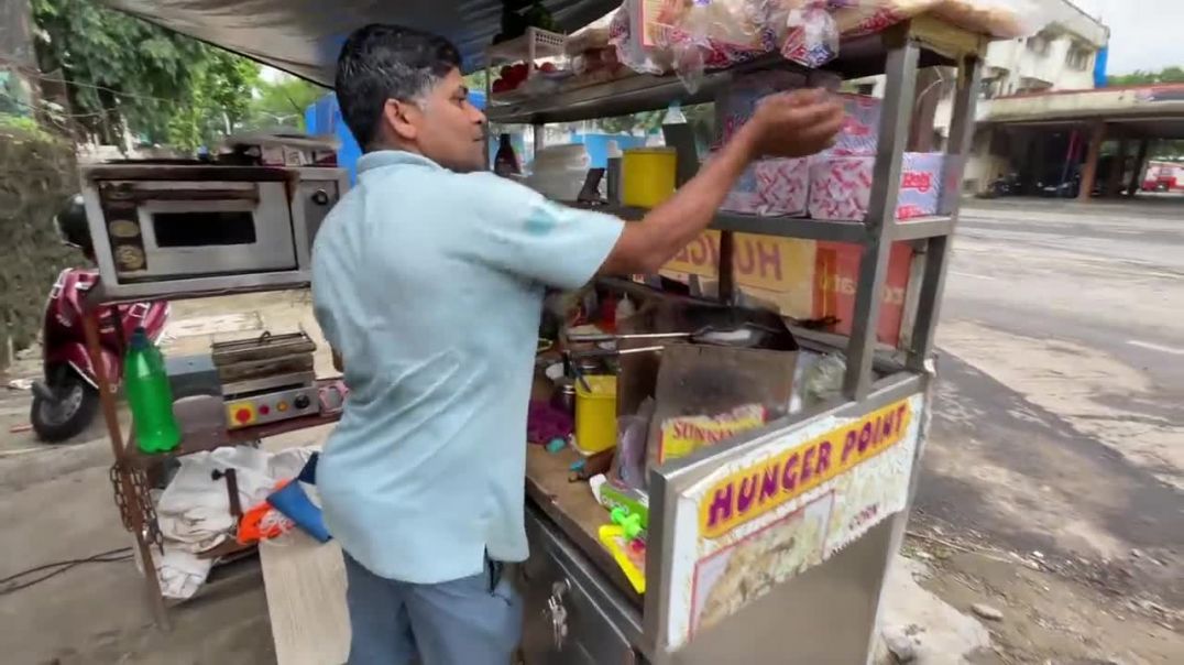 Inspiring Santosh ji from Mumbai Selling Cassata Sandwich _ Indian Street Food