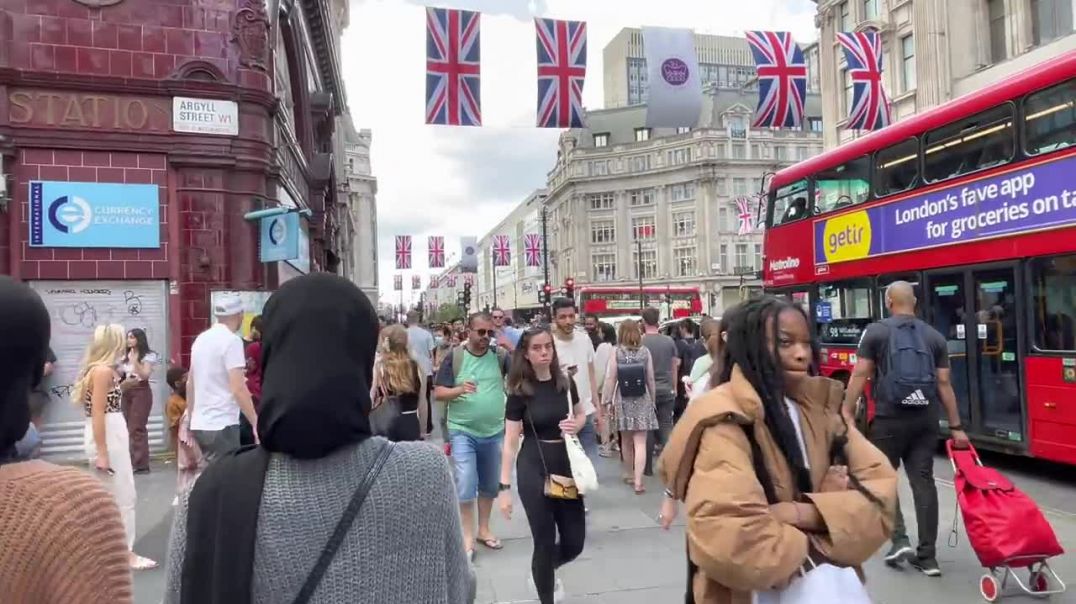 London Walking Tour _ Central London Summer Walk 2022 _ Oxford Street, New Bond Street