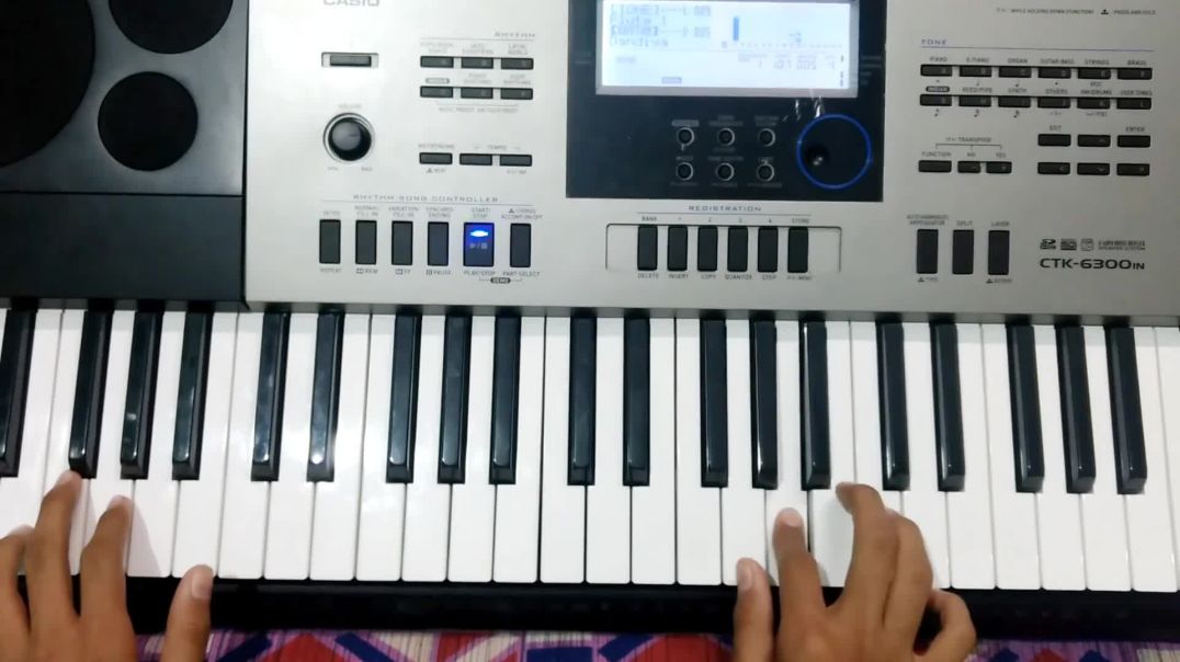 Pethal Pur Ma (Kamariya) - Navratri Garba Song - Piano Keyboard Cover - પેઠલ પુર માં પાવો વાગ્યો