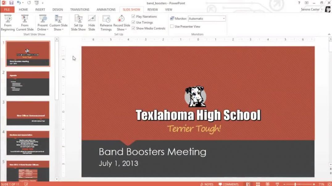 ⁣PowerPoint 2013_ Presenting Your Slide Show