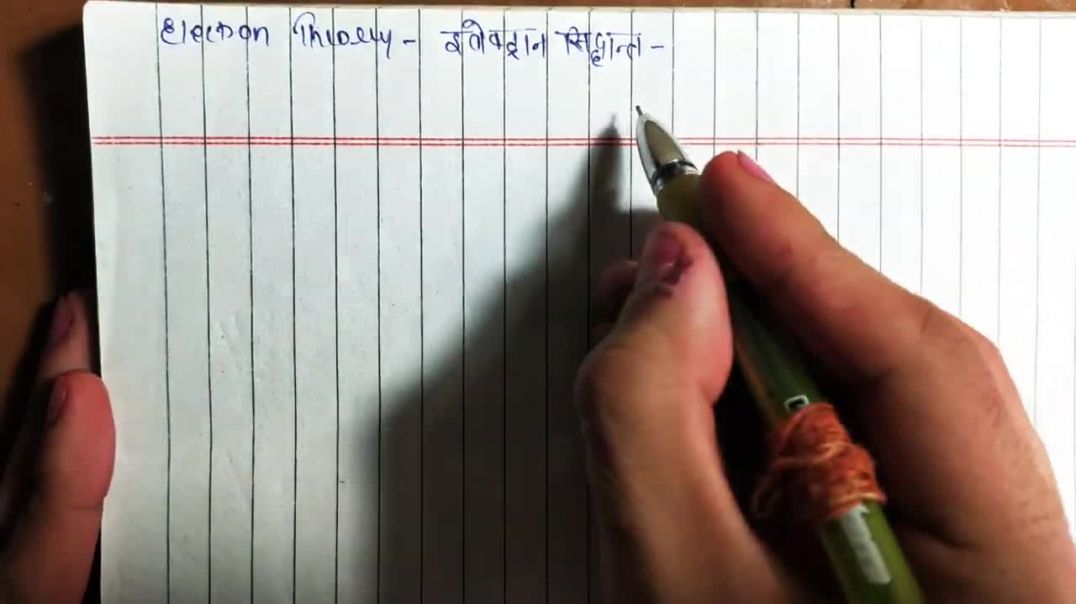 ⁣Electron Theory - इलेक्ट्रॉन सिद्धांत