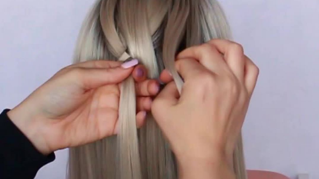 ⁣Easy ZIG ZAG Braid Hairstyle Step By Step _ Most Beautiful Hairstyles for Girls  Easy Hairstyles