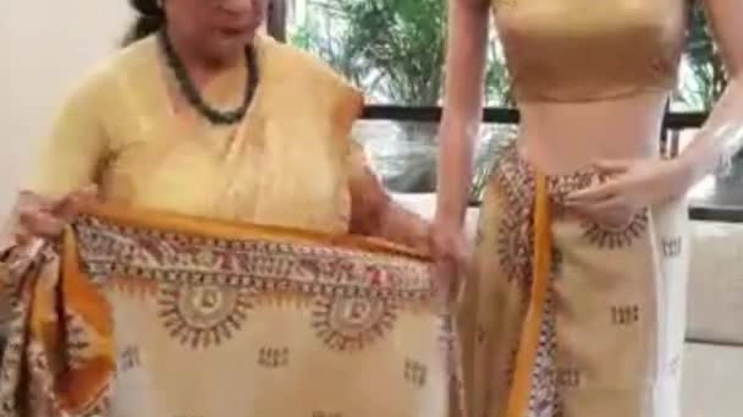 Style No 32- Corporate Style Saree Draping-  Kalpana Shah Sari Drapes -