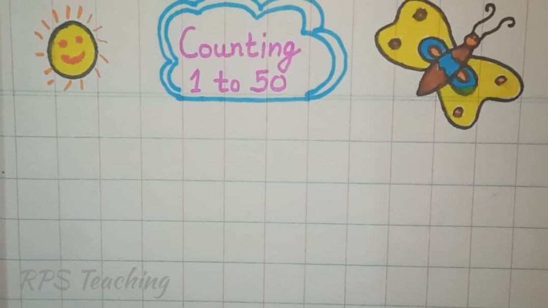#Math #Nursery नर्सरी क्लास के बच्चों को 1 से 50 तक गिनती कैसे पढ़ाएं और लिखाएं @RPS Teaching #kid