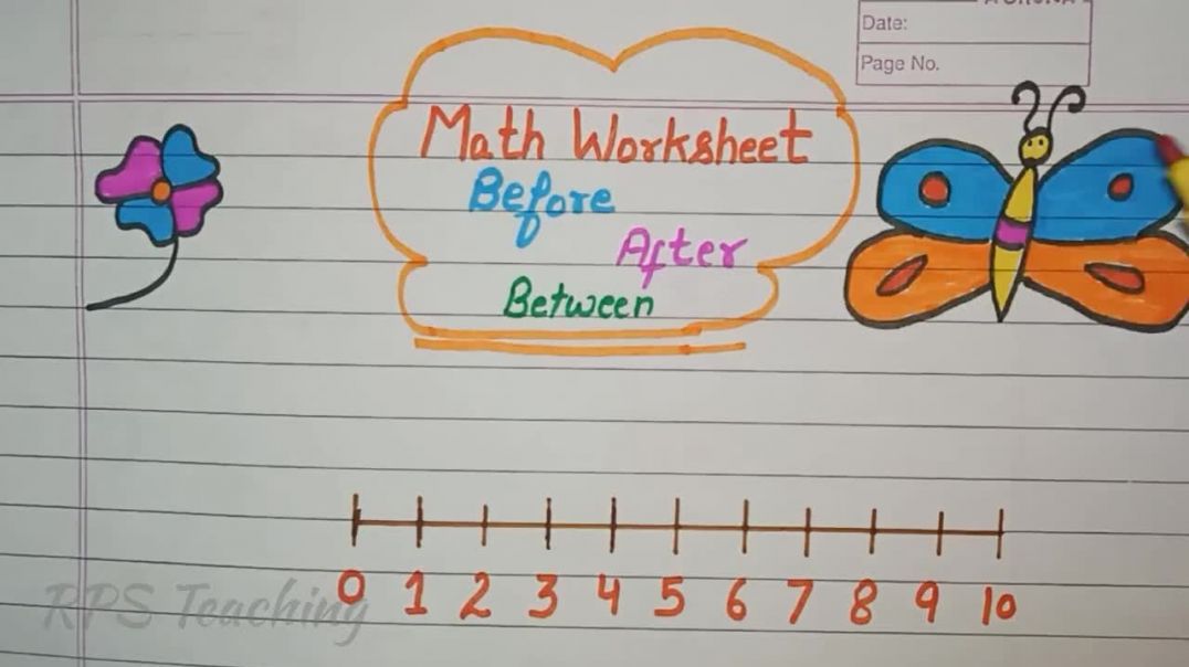 #Math #Nursery What Comes Before, After and Between FULL CONCEPT AND QUESTIONS #online_study #rps