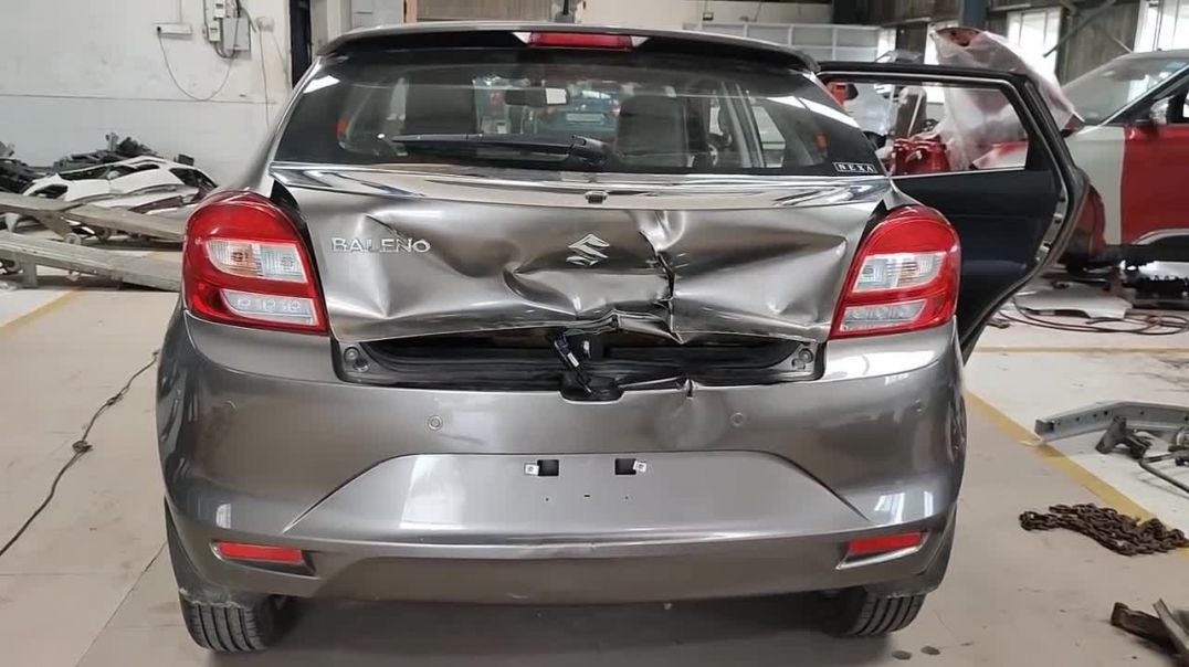 Baleno back Restoration process_ Baleno back Repairing