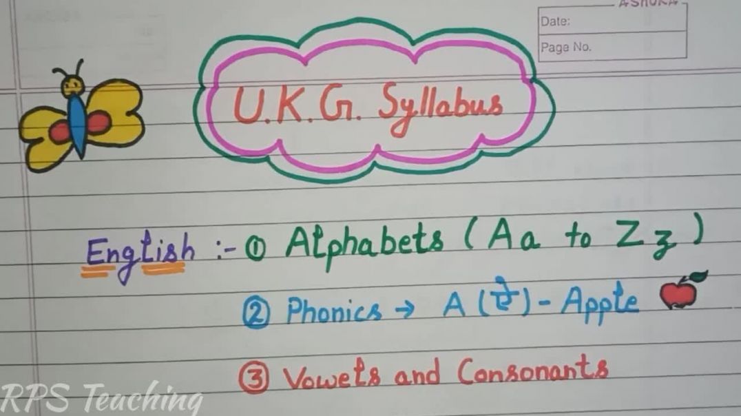 UKG SYLLABUS 2022-2023 __ UKG LATEST SYLLABUS __ UKG SYLLABUS IN HINDI __ UKG FULL SYLLABUS #UKG